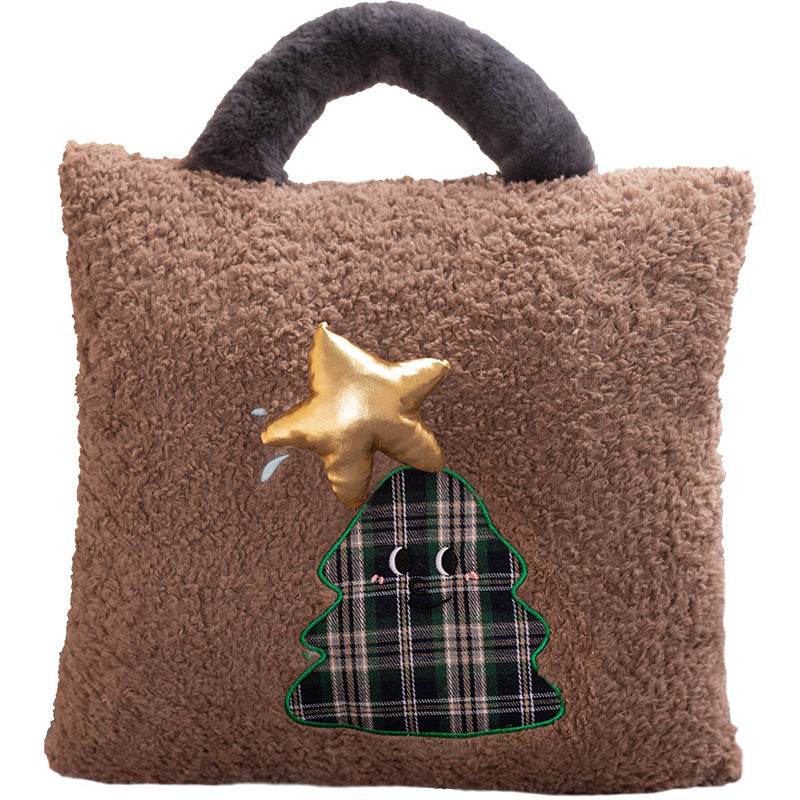 Подушка новогодняя Reindeer Santa Decor - Boxette Shop