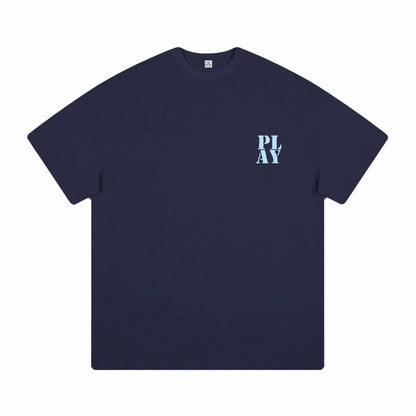 Футболка с коротким рукавом playboy fashion trend для мужчин и женщин