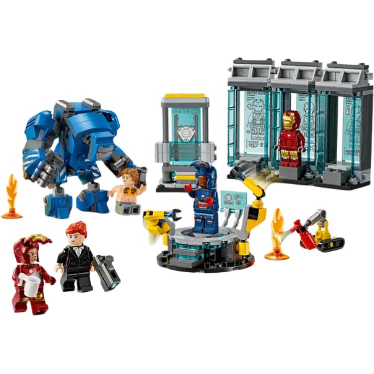 LEGO x Marvel Iron Man laboratoriyasi: jangovar zirhlar zali (76315)