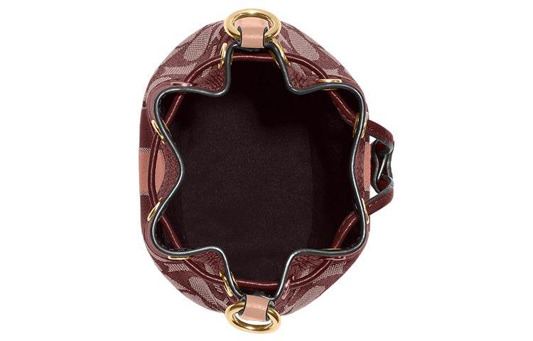 Сумка женская Coach Dempsey 14 Drawstring Closure Signature Jacquard - Boxette Shop