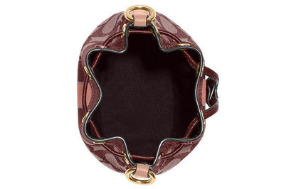 Сумка женская Coach Dempsey 14 Drawstring Closure Signature Jacquard - Boxette Shop