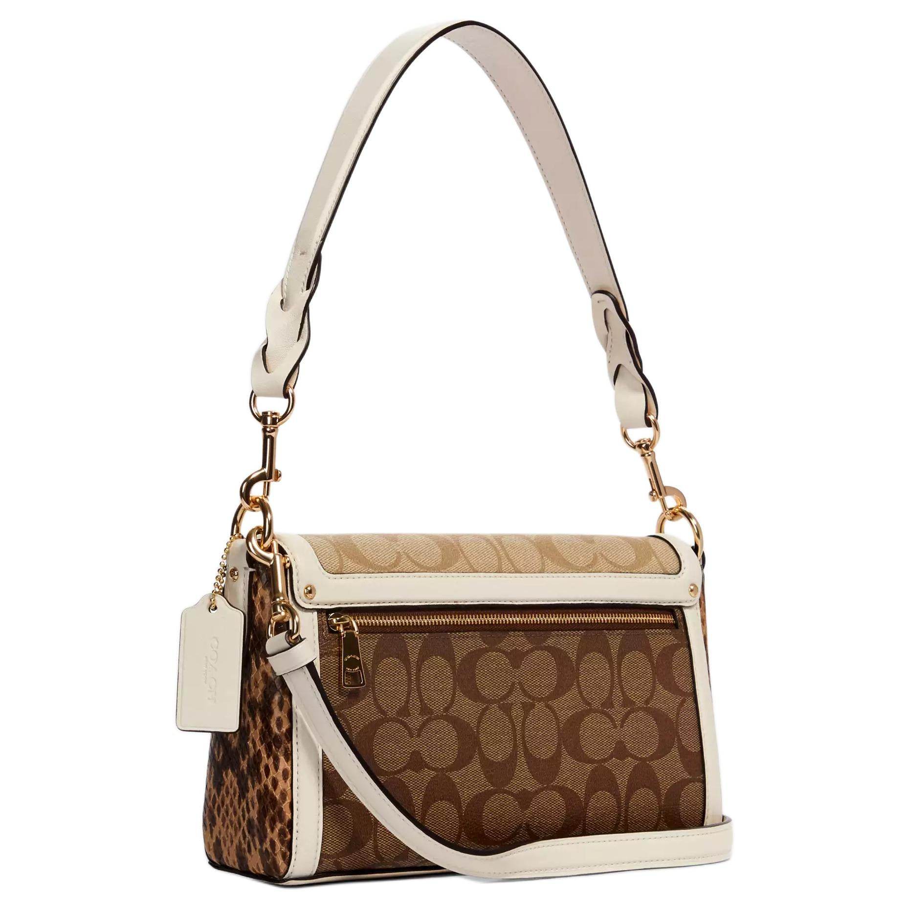 Сумка женская Coach Jade 26 Patchwork Canvas Leather - Boxette Shop