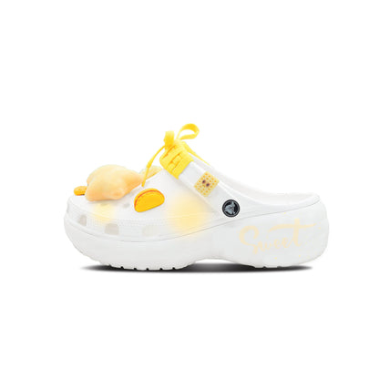 Шлепанцы женские Crocs Classic Clog Butter Cheese EVA - Boxette Shop