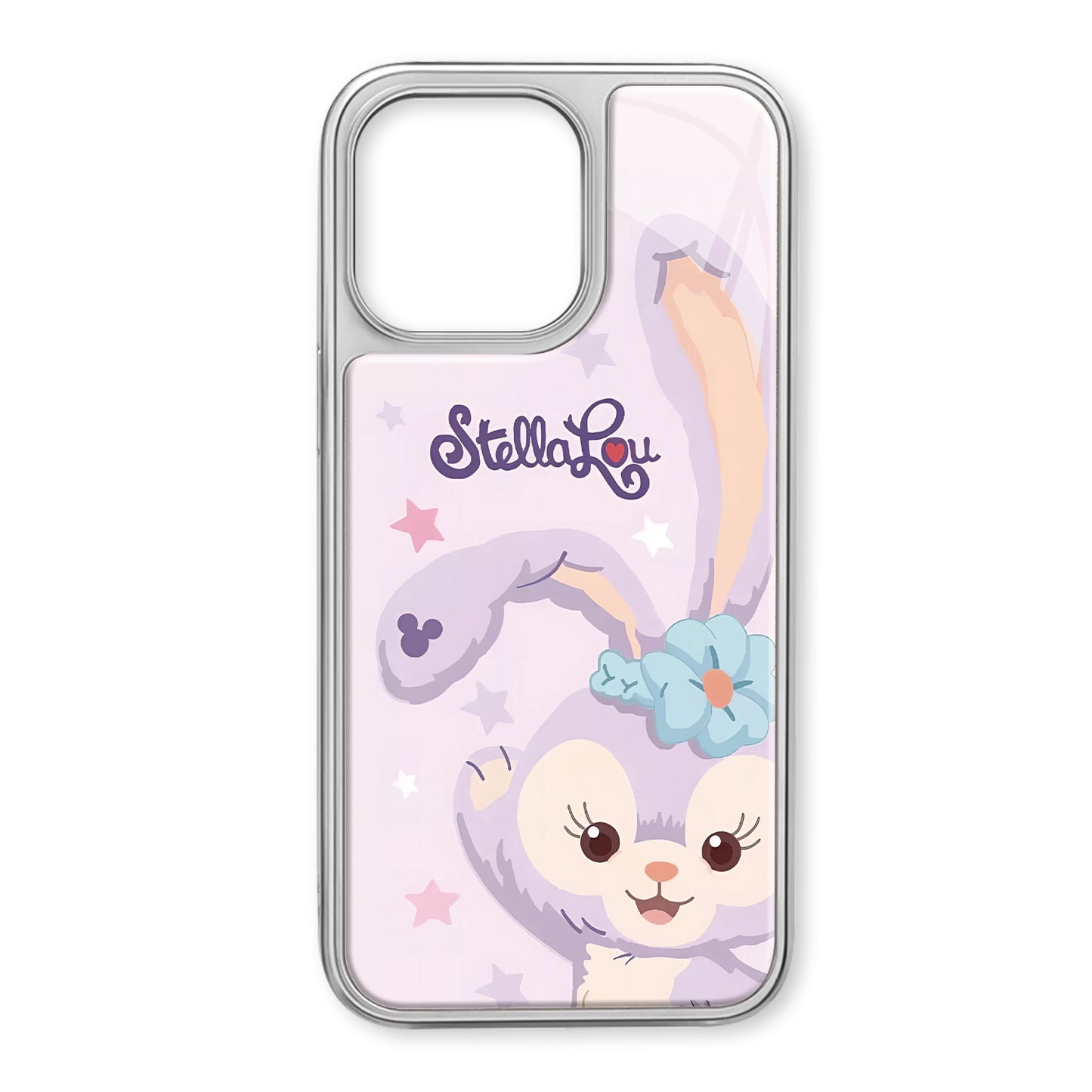 Disney ABS+PC materiali Yoqimli Daffy oilaviy yulduzi Lulu Ling Na Belle Premium karbonli tolali naqshli himoya sumkasi Apple/Apple 16ProMax/15/14Pro/Max/iPhone13/12/11 uchun shirin mobil telefon qopqog'i