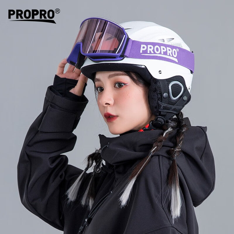 Горнолыжный шлем и очки Propro