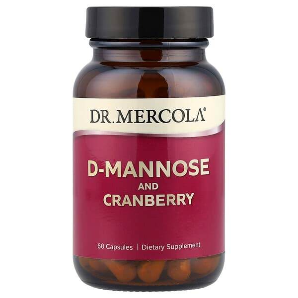 БАД Dr. Mercola, D-манноза и экстракт клюквы, 60 капсул - Boxette Shop