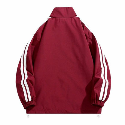 Playboy Amerika uslubidagi fermuarli kurtka