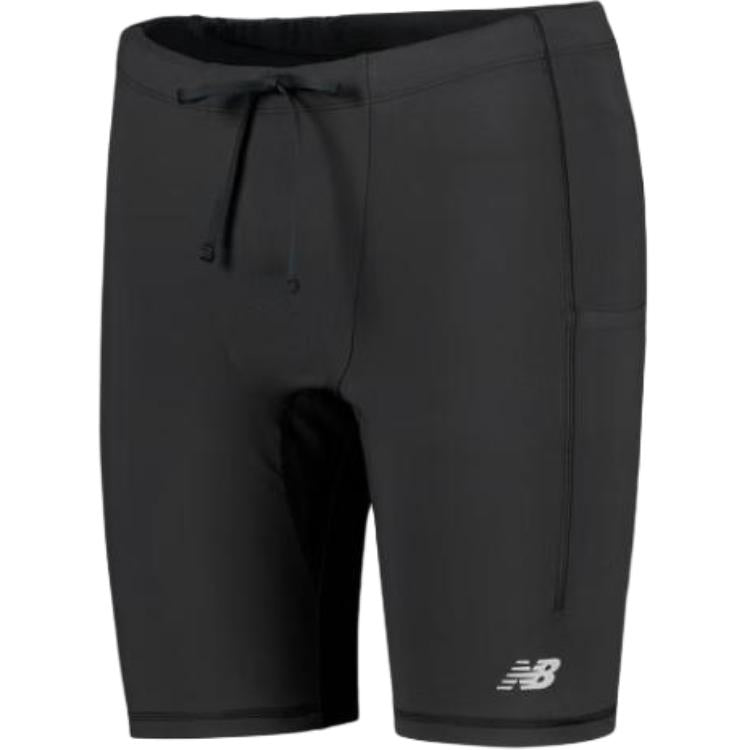 Yangi balansli silliq cho'ntak yarim qattiq fitnes yugurish tor yugurish shorti erkaklar qora