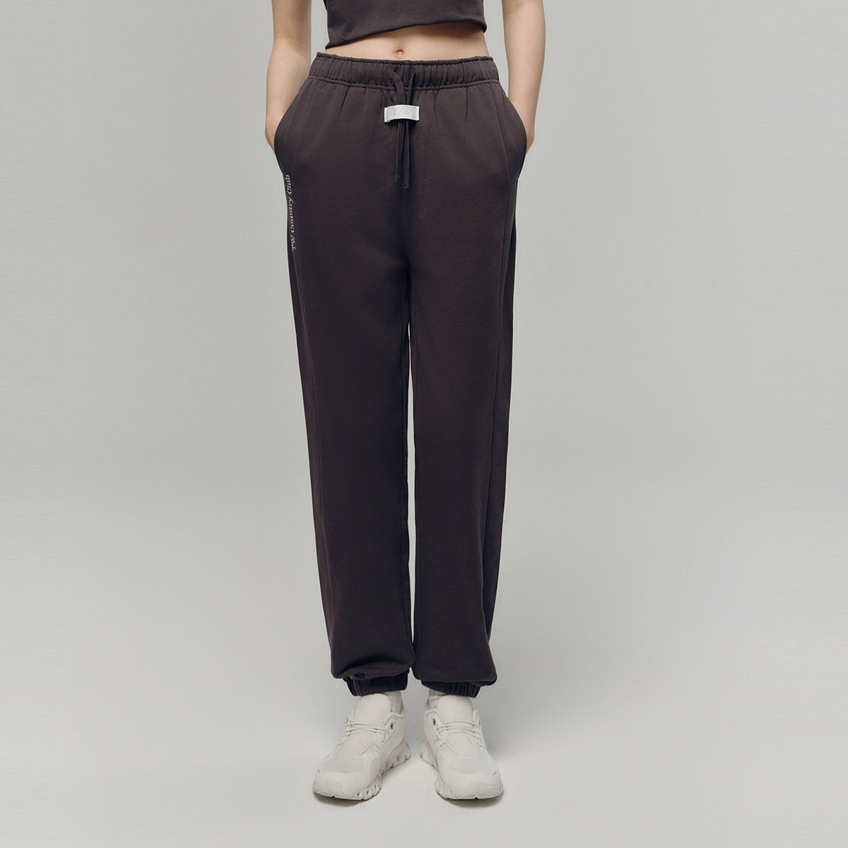 Teenie weenie casual kollej uslubidagi dizaynerlar uchun chizilgan trikotaj ayollar sport shimlari