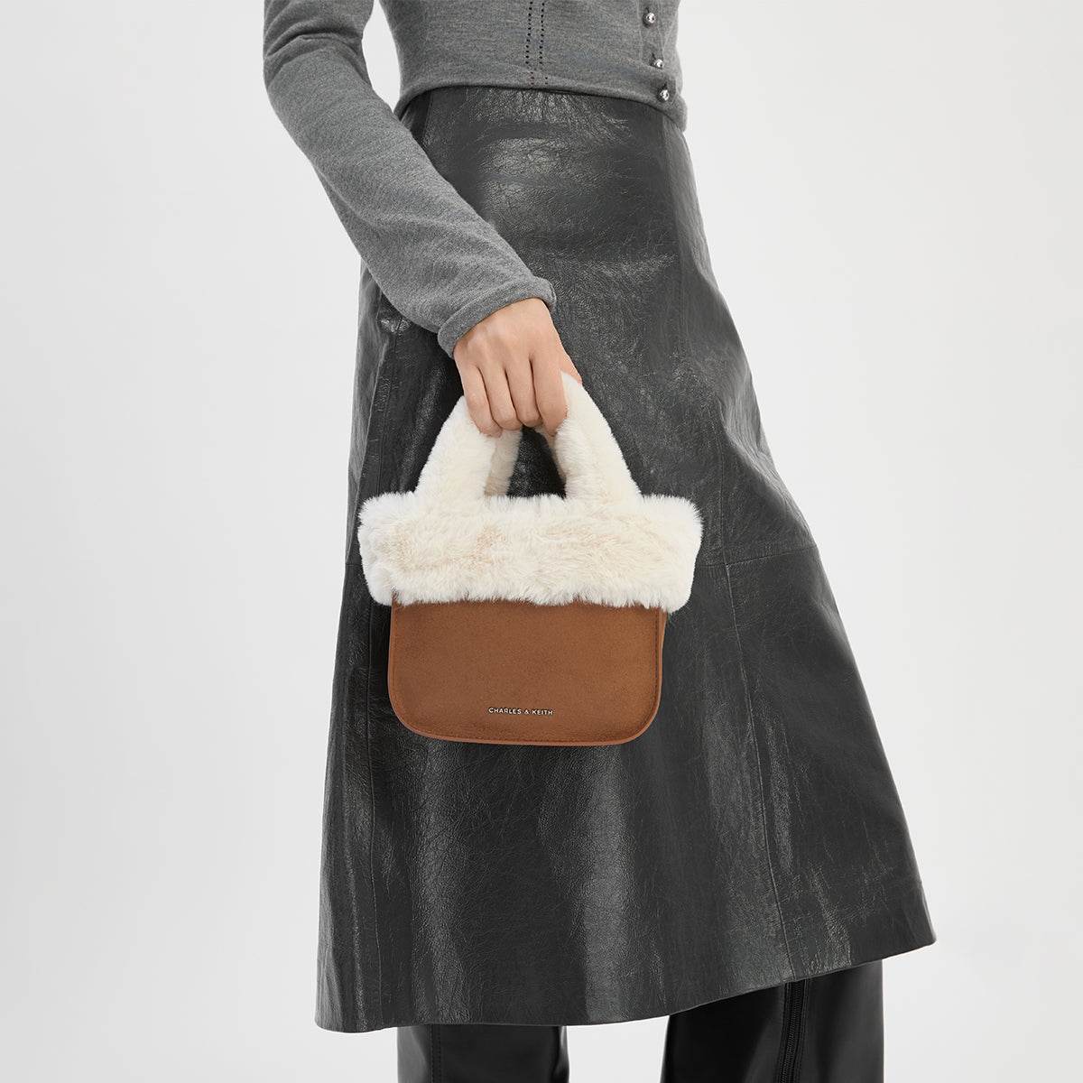 Сумка женская Charles&Keith Plush Collection Soft - Boxette Shop