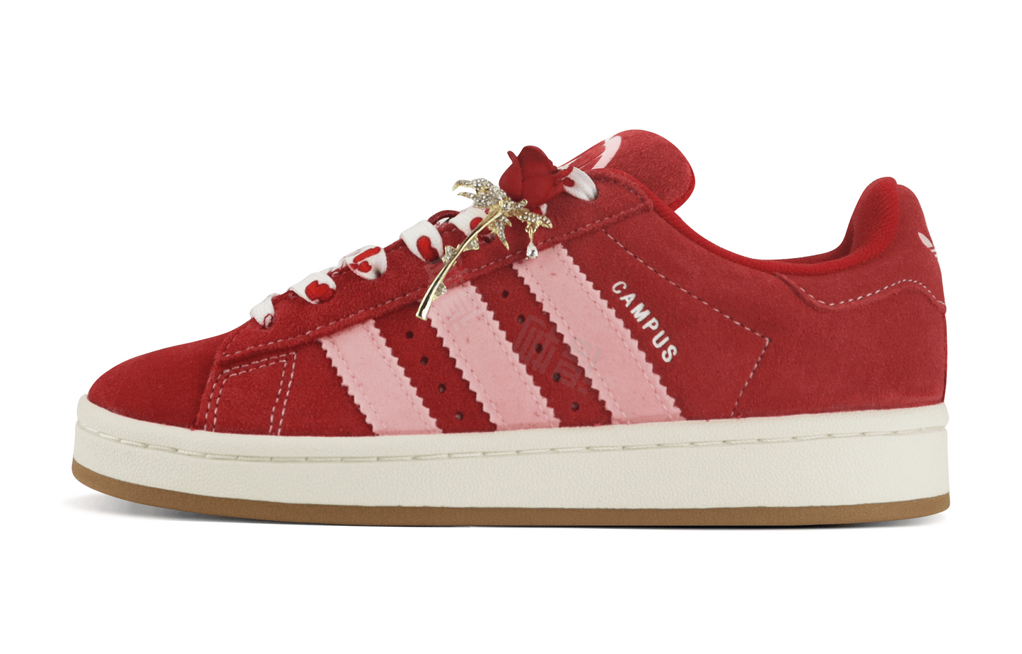 Кроссовки на заказ】adidas originals campus 00s romantic rose confession season gift box сотни трендов антискользящие износостойкие бордшорты с низким верхом мужчины и женщины с одинаковыми моделями красные и розовые - Boxette Shop