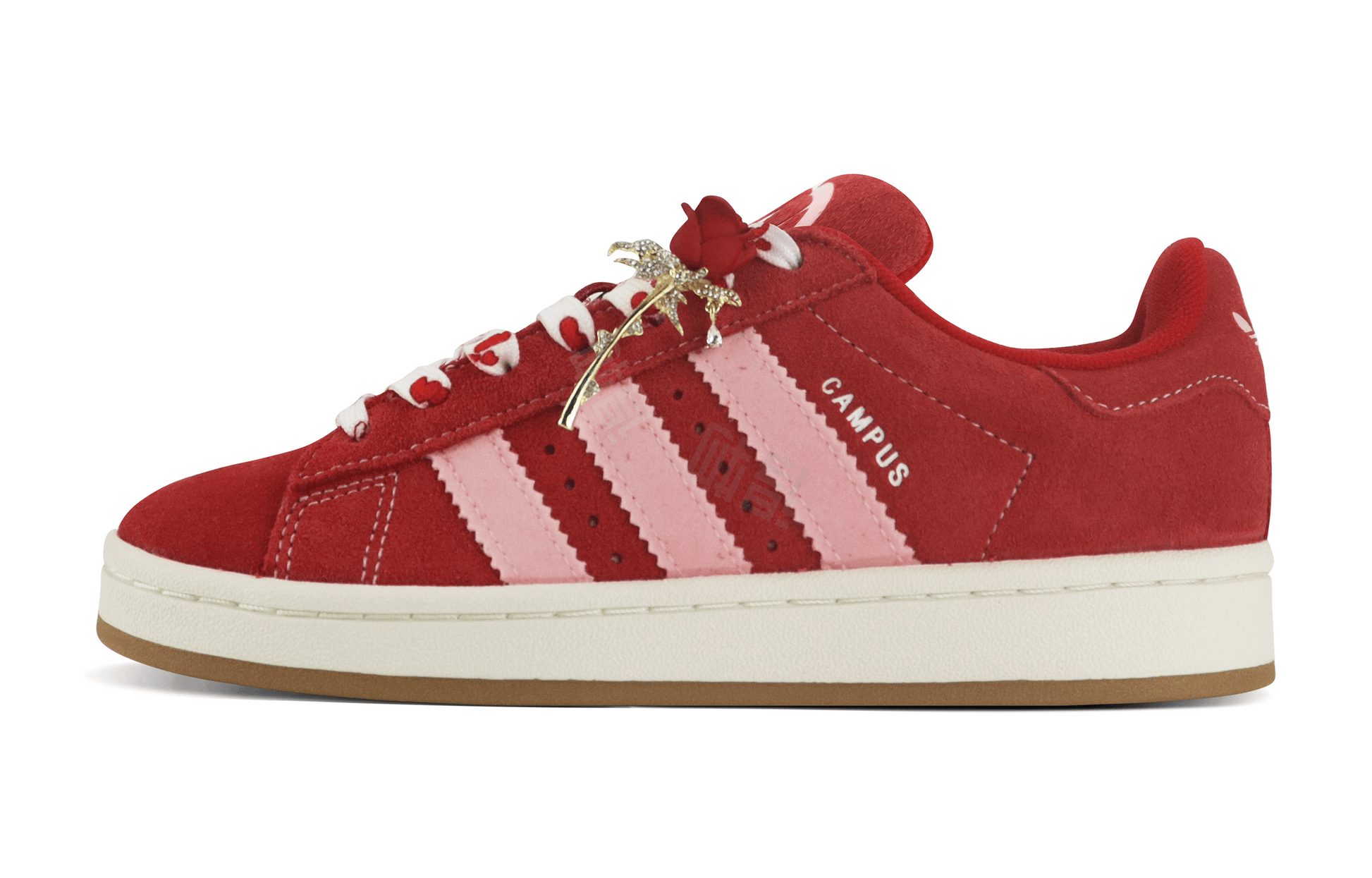 Кроссовки на заказ】adidas originals campus 00s romantic rose confession season gift box сотни трендов антискользящие износостойкие бордшорты с низким верхом мужчины и женщины с одинаковыми моделями красные и розовые - Boxette Shop