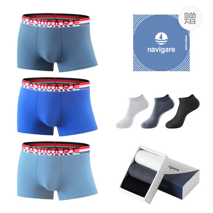 Navigare Cotton Silk 10A erkaklar bokschisi brifinglari