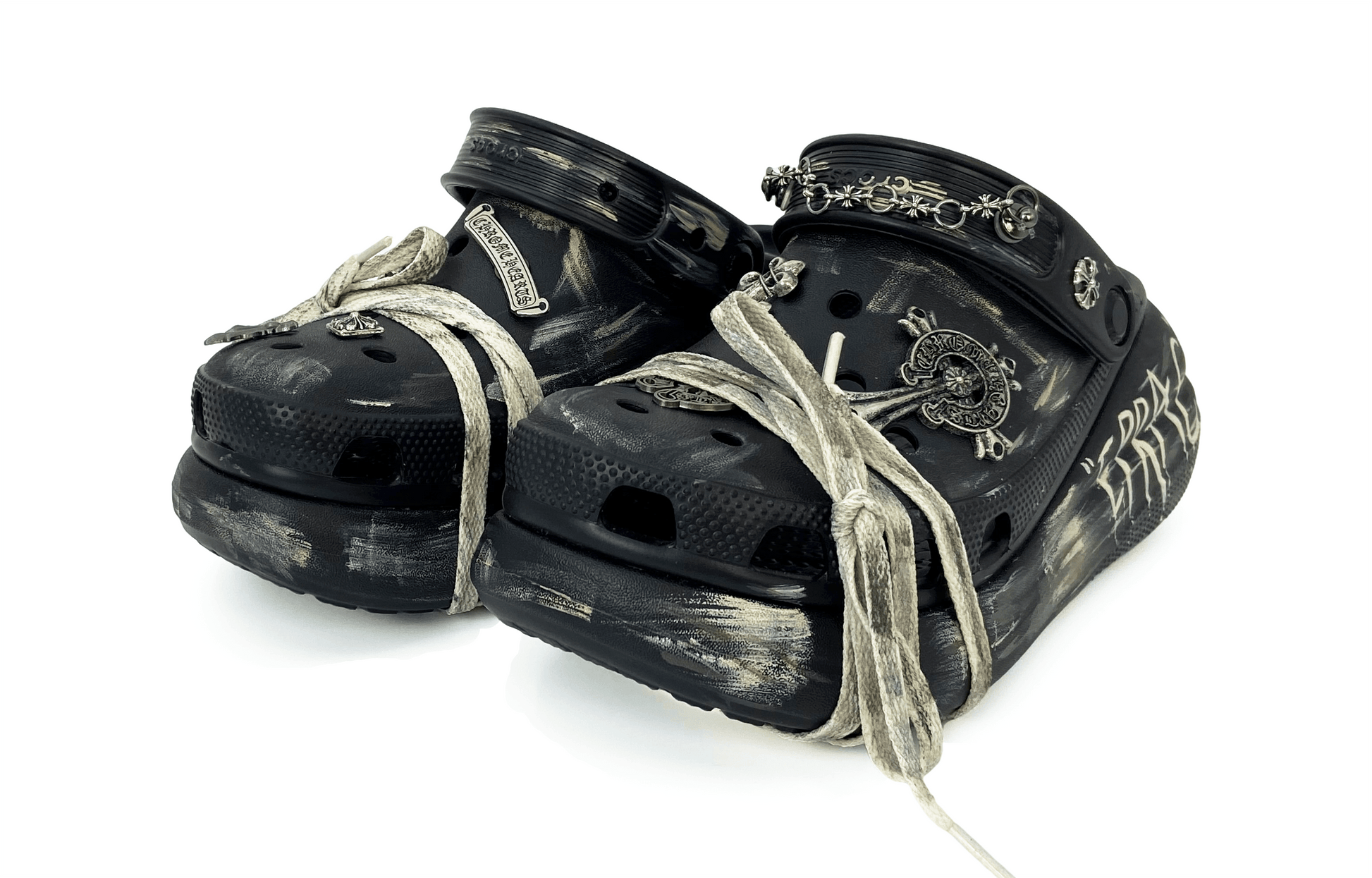 Шлепанцы Crocs Dark Tide Saint Classic Crush EVA - Boxette Shop