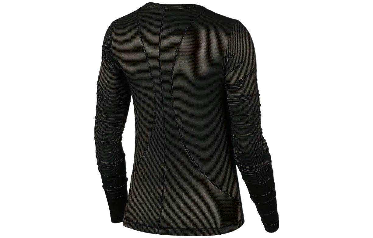 Трикотаж с длинным рукавом nike chest brand print women's black - Boxette Shop