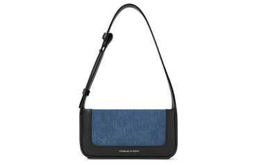 Сумка женская Charles&Keith Simple Fabric S Denim Dark - Boxette Shop