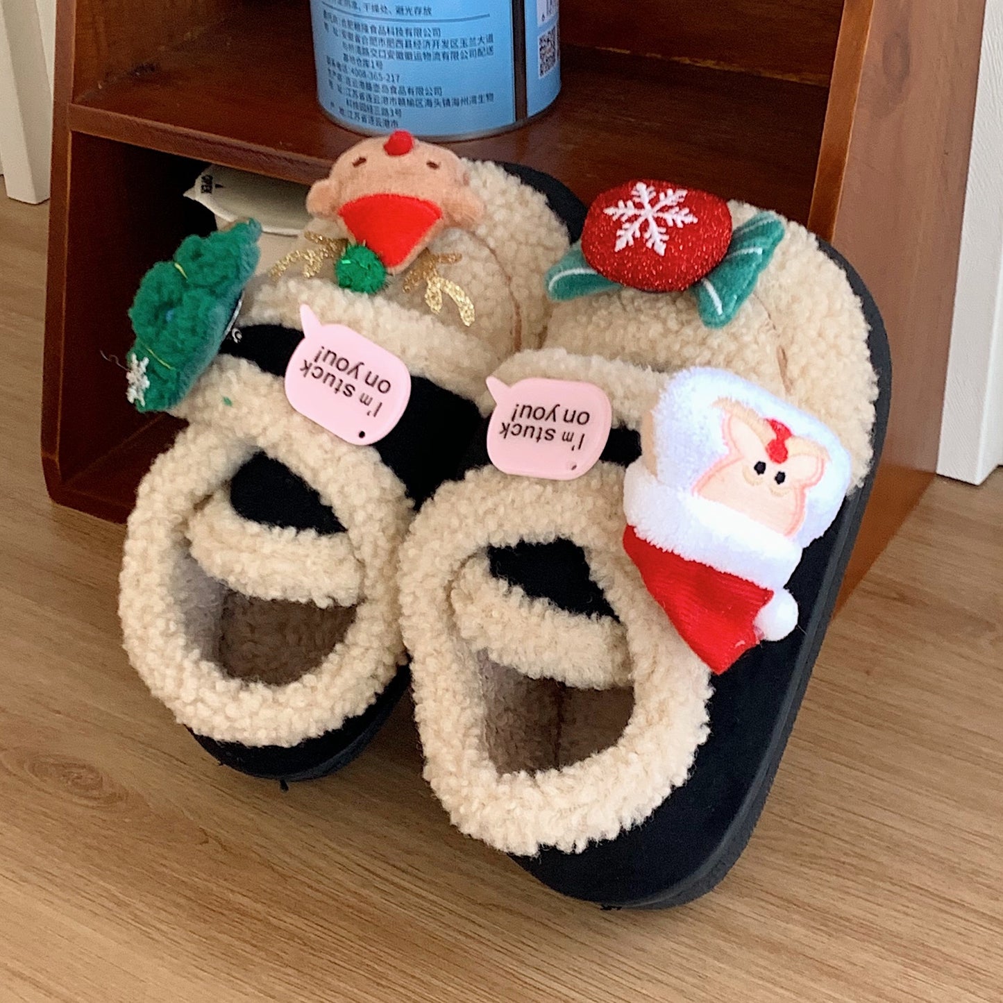 Тапочки детские Fuxi Santa Claus