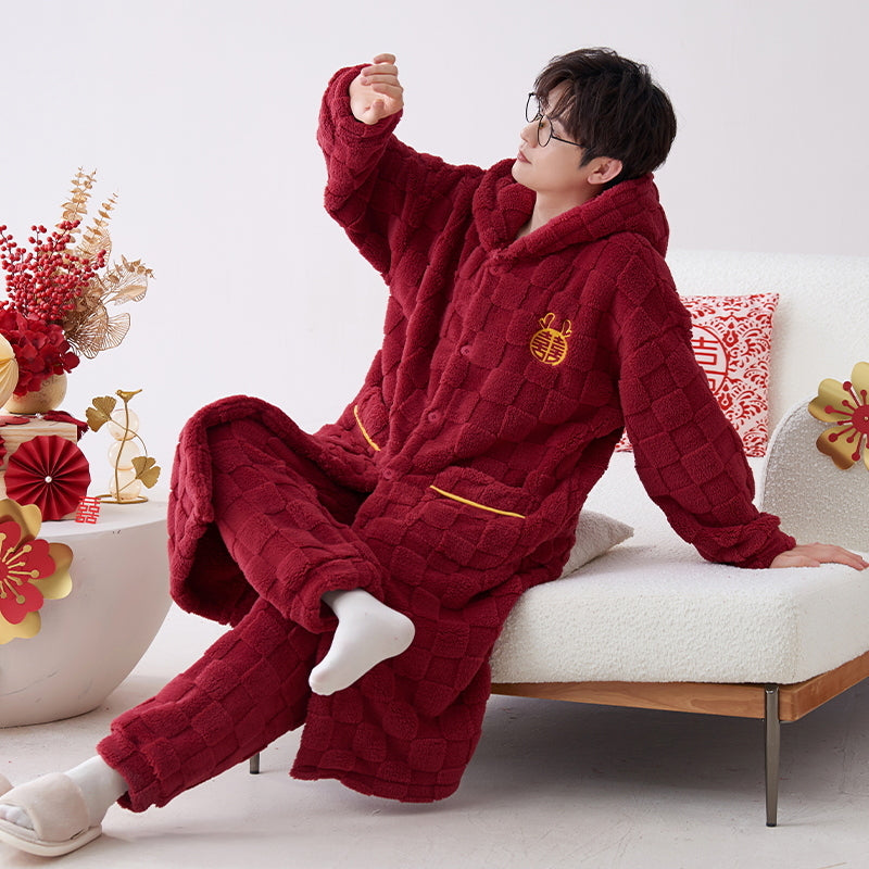 Yizhuang erkaklar pijamasi