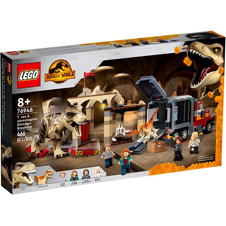 LEGO Yura olami Tyrannosaurus Rex va Dragon Attack (76948)