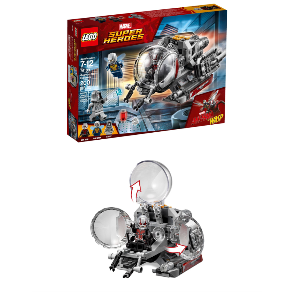 LEGO konstruktori "Superqahramonlar: chumoli odam - Kvant qirolligi" (76109)