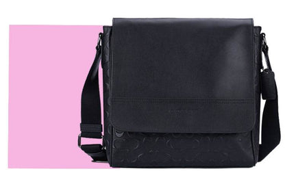 Сумка мужская Coach Houston 27 Embossed Leather Map S - Boxette Shop