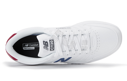 Erkaklar va ayollar uchun oq, qizil va koʻk New Balance NB CT20 past qirrali shimlar