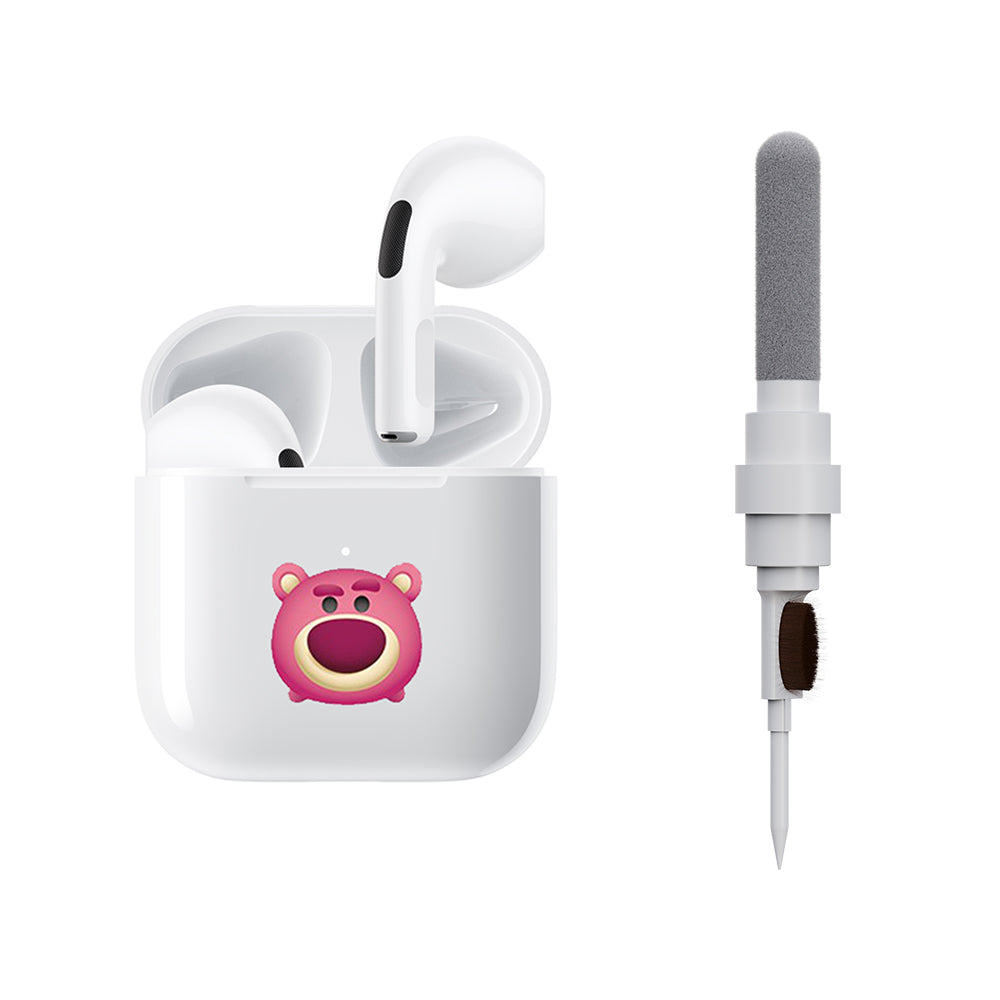 Disney Disney F11 talabalar partiyasida sport bilan shug‘ullanuvchi tejamkor yarim quloq ichidagi qo‘ng‘iroq shovqinini bekor qiluvchi haqiqiy simsiz Bluetooth eshitish vositasi bo‘lishi kerak.