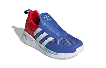 Adidas originals zx 360 c противоскользящие дышащие низкопробные спортивные повседневные ботинки синий красный белый карлики