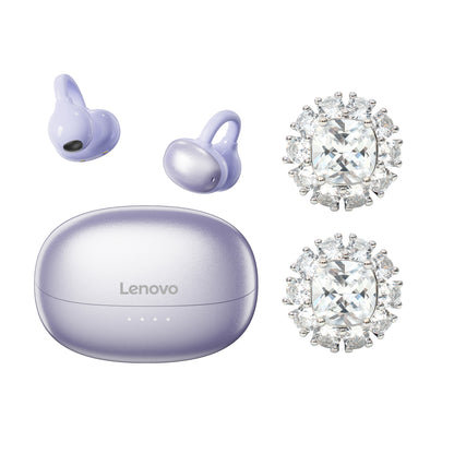 Lenovo lenovo k06 ослепительные разноцветные серьги-бабочки тип зажима для уха шумоподавление при звонках обновленный bluetooth 5.4 спортивные игры игровой кинотеатр imax уровень качества звука студенческая вечеринка высокая стоимость apple huawei xiaomi