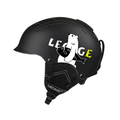 Горнолыжный шлем и очки Lecage Lecage