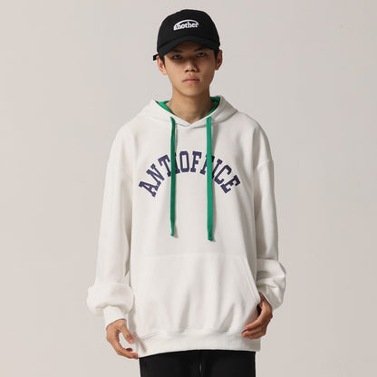 Anti-ofis shaharcha yangi yoshlar tasodifiy sayohat oddiy qulay sport kostyumi shamol trendi ko'p qirrali kozok yupqa tekis jinsi o'g'il ikki qismli kostyum kiyimi kuz va qishki erkaklar modellari