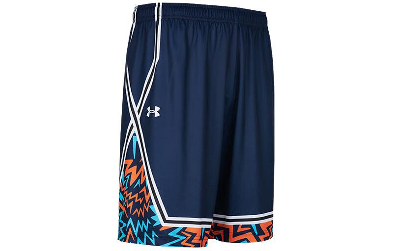 Эластичные мужские шорты under armour со средней талией в полоску 5 point athletic shorts blue