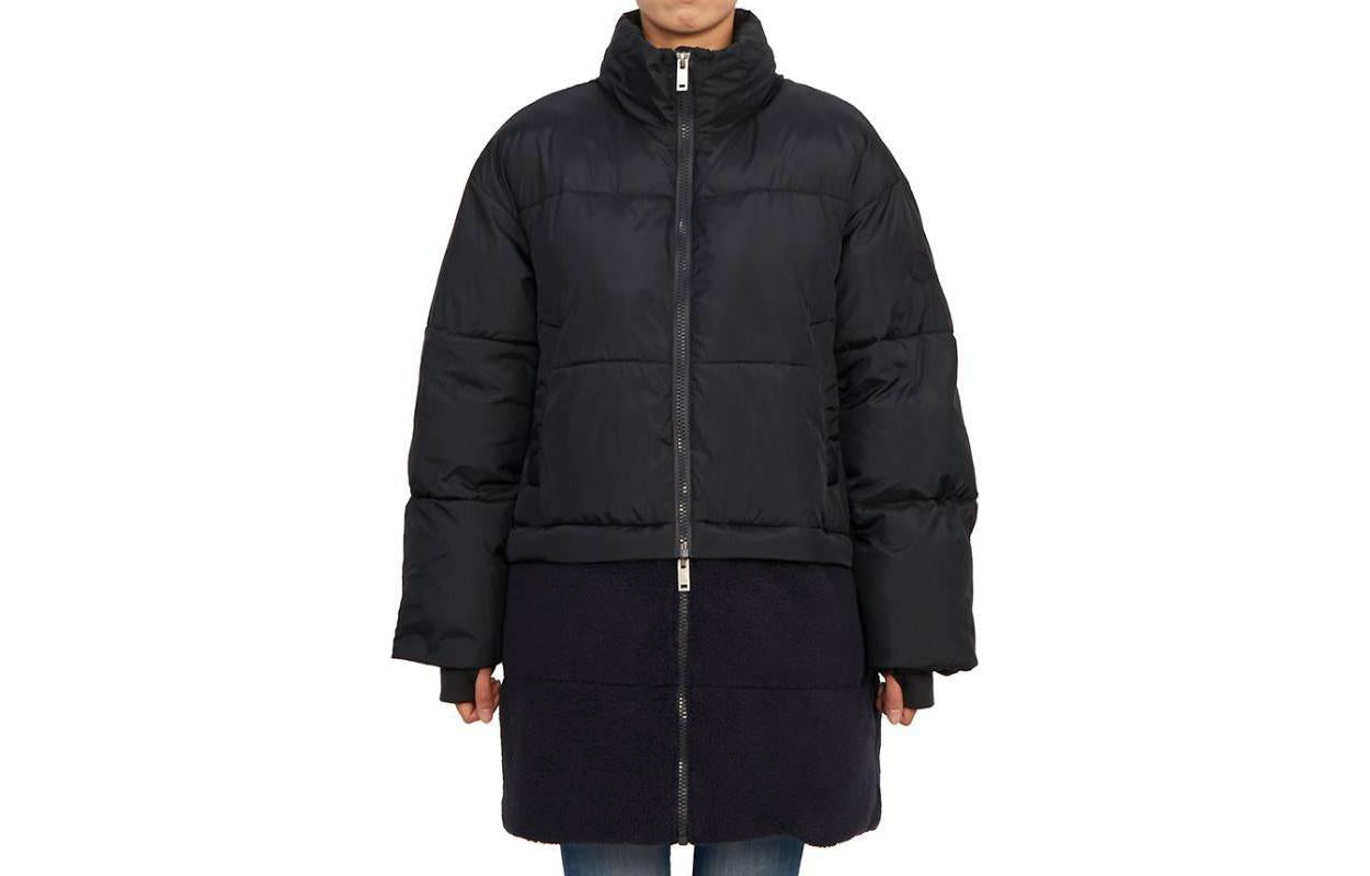 Ugg однотонная куртка на молнии женская черная