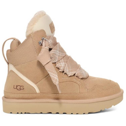 Ugg highmel fashion trend short snow boots women's brown