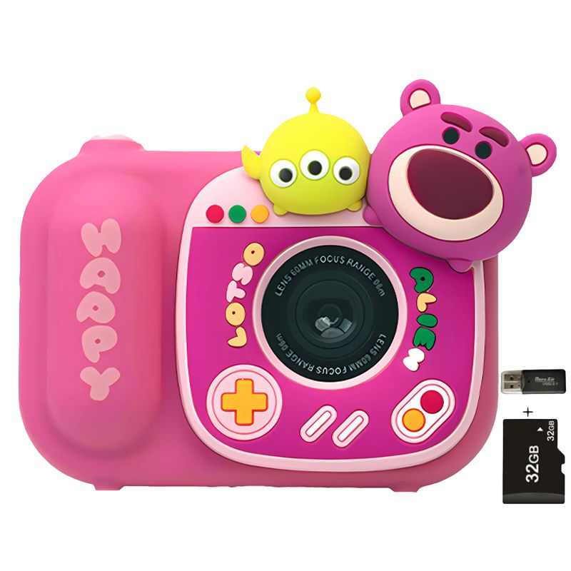 Bolalar uchun Disney Strawberry Bear CCD kamerasi