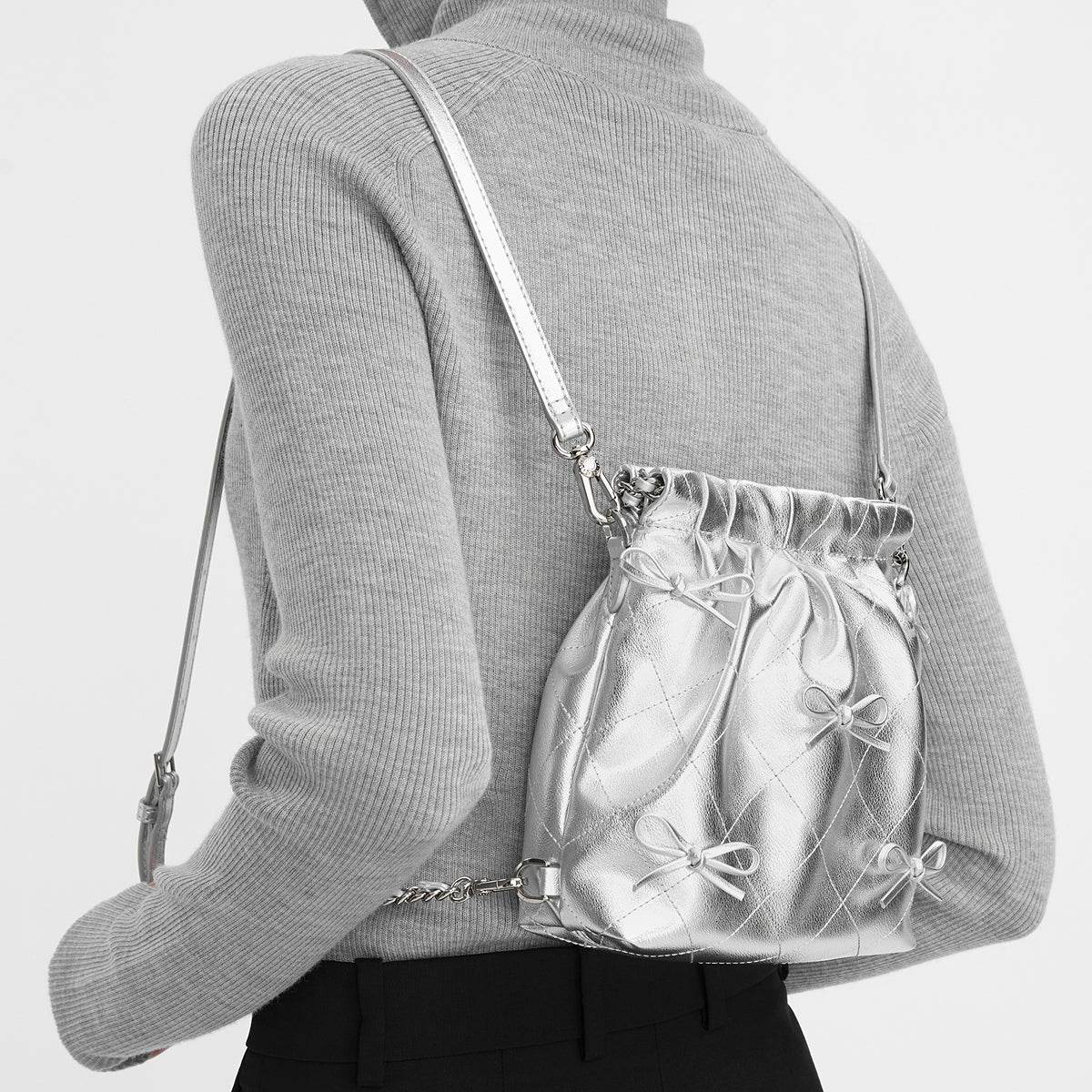 Сумка женская Charles&Keith Bow Triple Multi Tramp - Boxette Shop