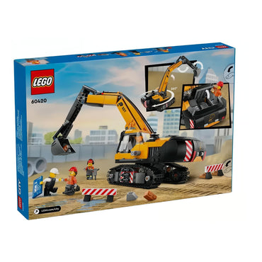 LEGO konstruktori "Sariq ekskavator" (60420)