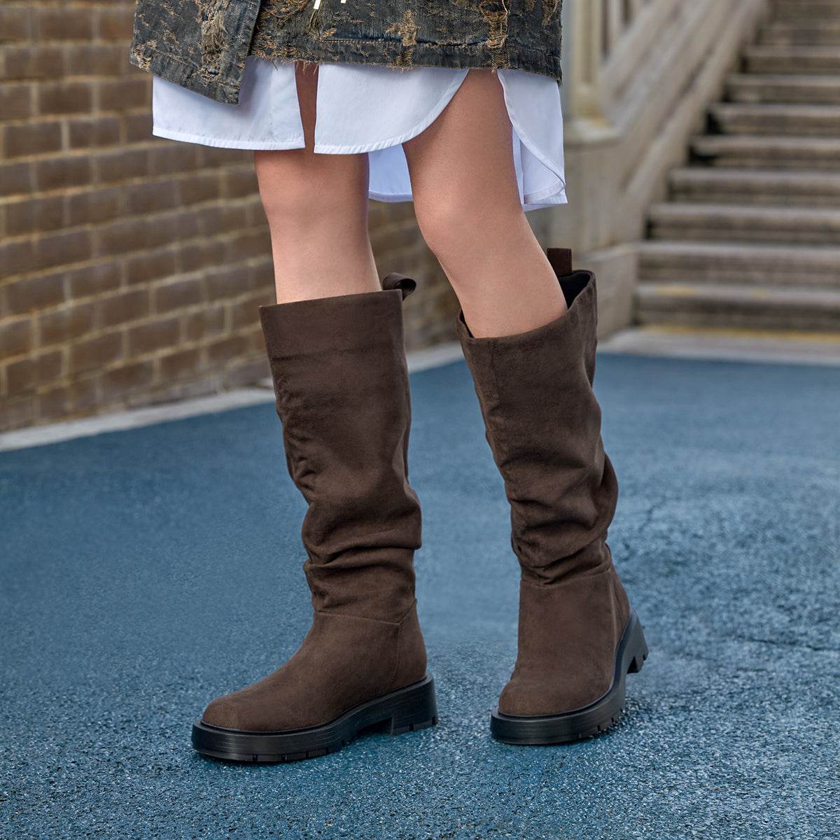 Ботинки женские Charles&Keith Retro Knight - Boxette Shop