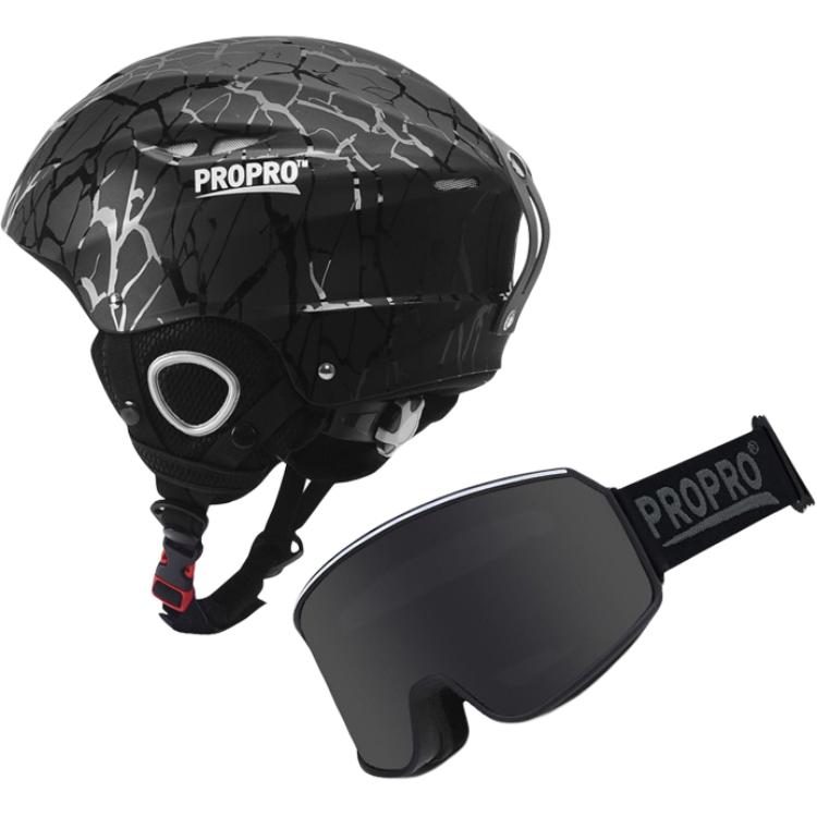 Горнолыжный шлем и очки Propro