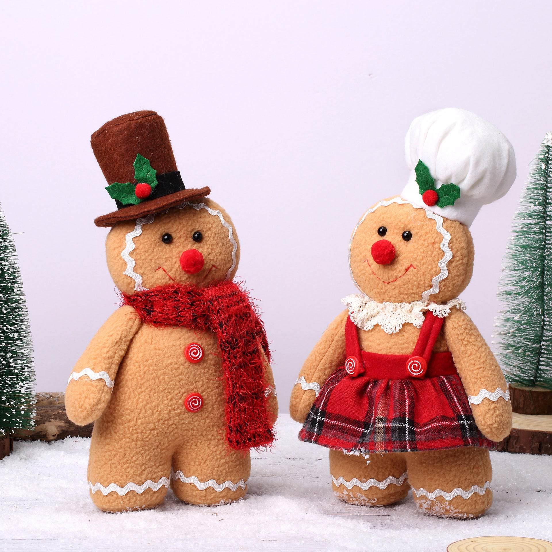 Кукла новогодняя Xzan Gingerbread Wool Gnome - Boxette Shop