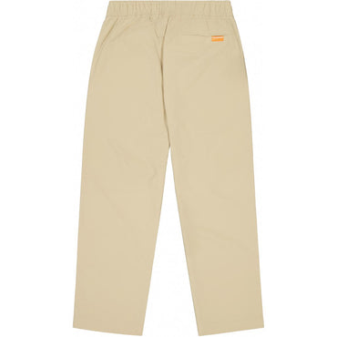 New Balance dantelli logotipli oʻrta koʻtarilgan tekis oyoqli erkaklar va ayollar uchun xakidagi oddiy shim