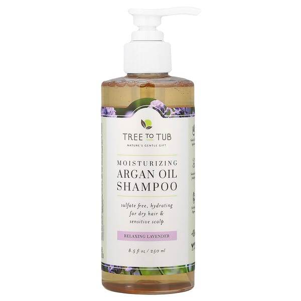 Шампунь Tree To Tub, с аргановым маслом, расслабляющая лаванда, 250 мл - Boxette Shop