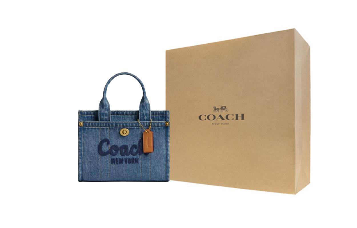 Сумка женская Coach Cargo 20 Cursive Logo Embroidery - Boxette Shop