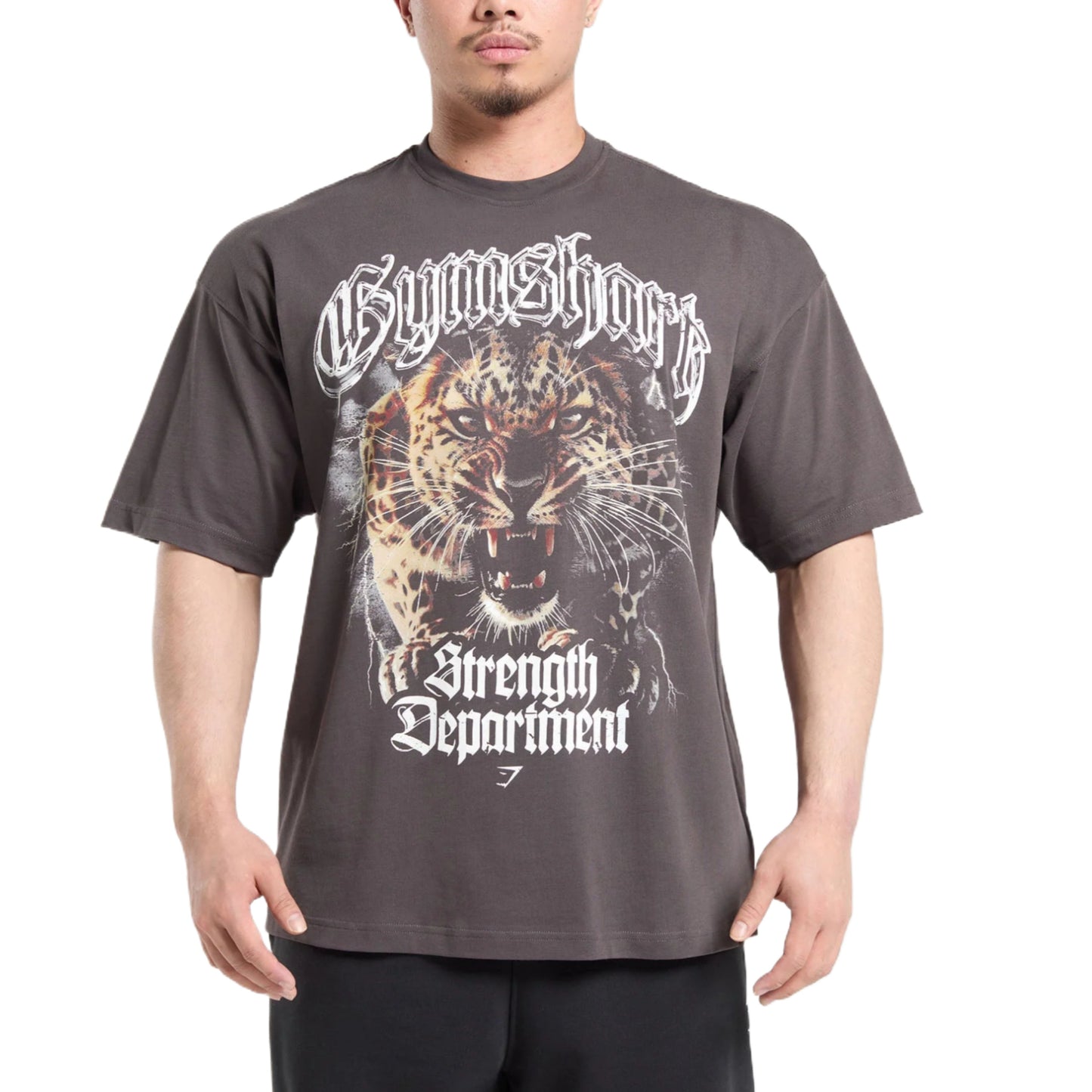 Gymshark Strength Departamenti erkaklar sport futbolkasi