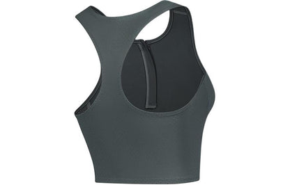 Yangi balansli qattiq fitnes nafas oladigan oddiy atletik ko'ylagi ayollar kulrang