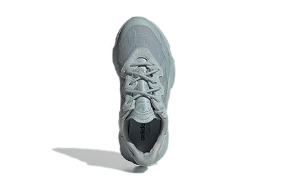Adidas originals ozweego j удобная износостойкая дышащая низкопрофильная детская повседневная обувь серо-голубого цвета для подростков