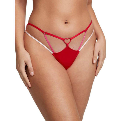 Victoria's secret victoria's secret красный товар спагетти ремни крест вырезать стринги нательные трусики женские 1шт красный - Boxette Shop