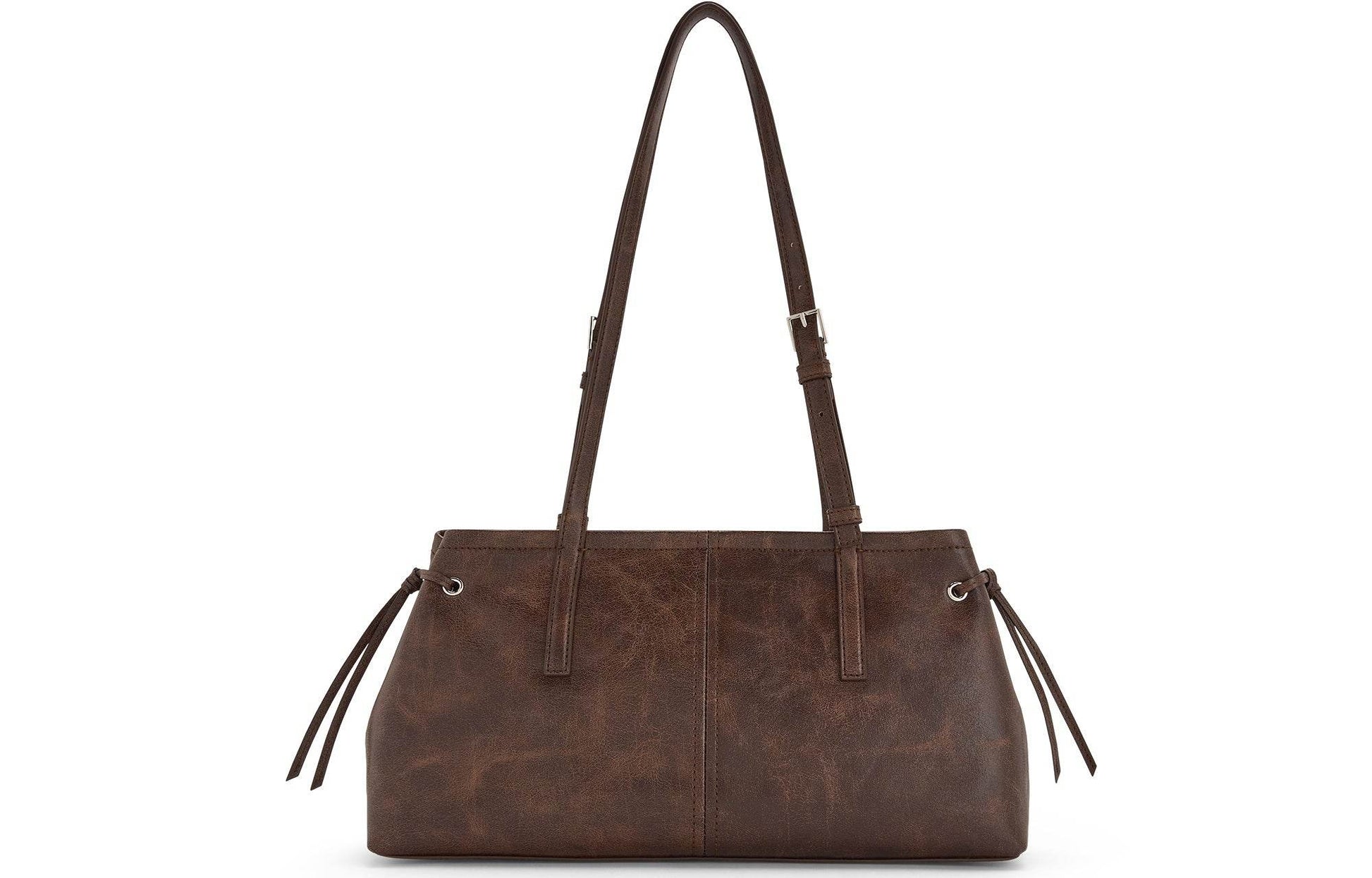 Сумка женская Charles&Keith Distressed Coffee Noir - Boxette Shop