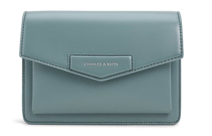 Сумка женская Charles&Keith Simple Wide Strap Square Envelope - Boxette Shop