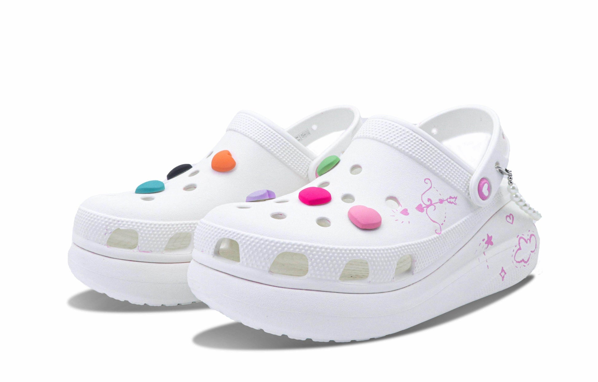 Шлепанцы Crocs Crush Clog Cloud Puff Graffiti - Boxette Shop